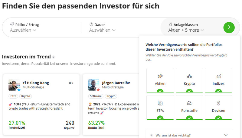 eToro CopyTrader